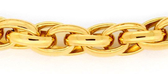 Foto 2 - Doppel Anker Schmuckset Halskette Armband Gelb Gold 14K, K2425