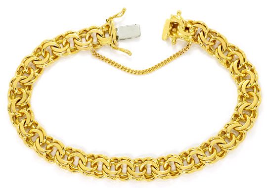 Foto 1 - Garibaldi Gold-Armband Kastenverschluss massiv Gelbgold, K2467