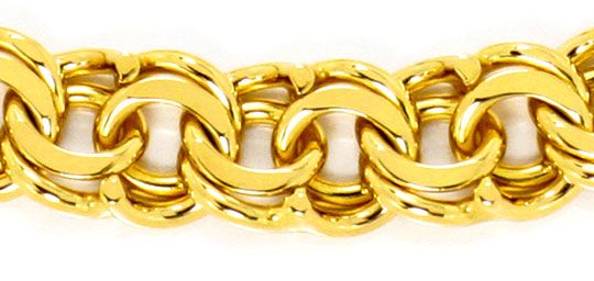 Foto 2 - Garibaldi Gold-Armband Kastenverschluss massiv Gelbgold, K2467