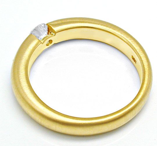 Foto 3 - Brillant-Spann Ring Lupenrein F 18K Gelbgold, S6977